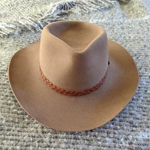 Vintage Akubra Snowy River Pure Fur Felt Hat